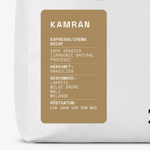 Kamran Produktlabel